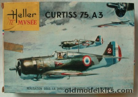 Heller 1/72 Curtiss Hawk 75 A3 - Markings for Ace Marin la Meslee plastic model kit